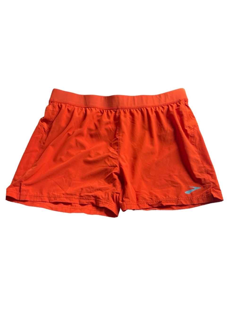 Brooks Sherpa 5" Running Shorts Orange Athletic Workout Colorful Mens Size XL - Picture 7 of 7